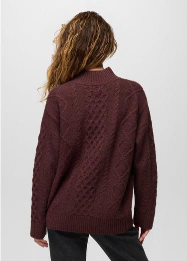 Amber Mountain Cable Sweater, Color: Cacao, image 14