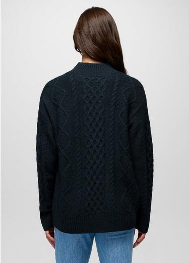Amber Mountain Cable Sweater, Color: Nautical, image 10