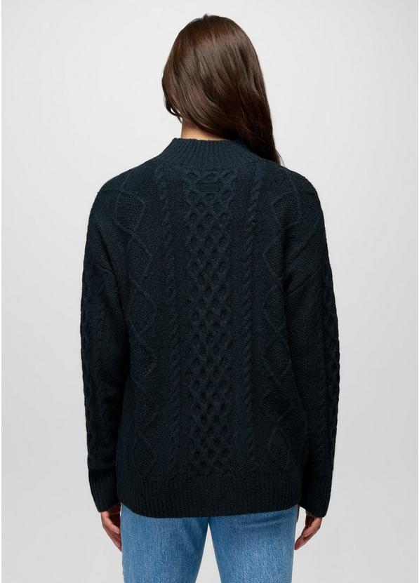 Amber Mountain Cable Sweater, Color: Nautical, image 2