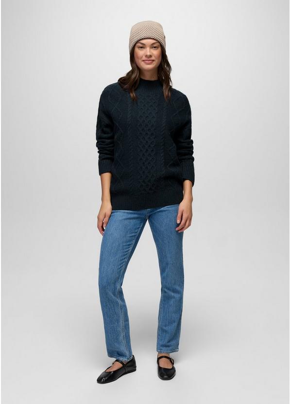 Amber Mountain Cable Sweater, Color: Nautical, image 5