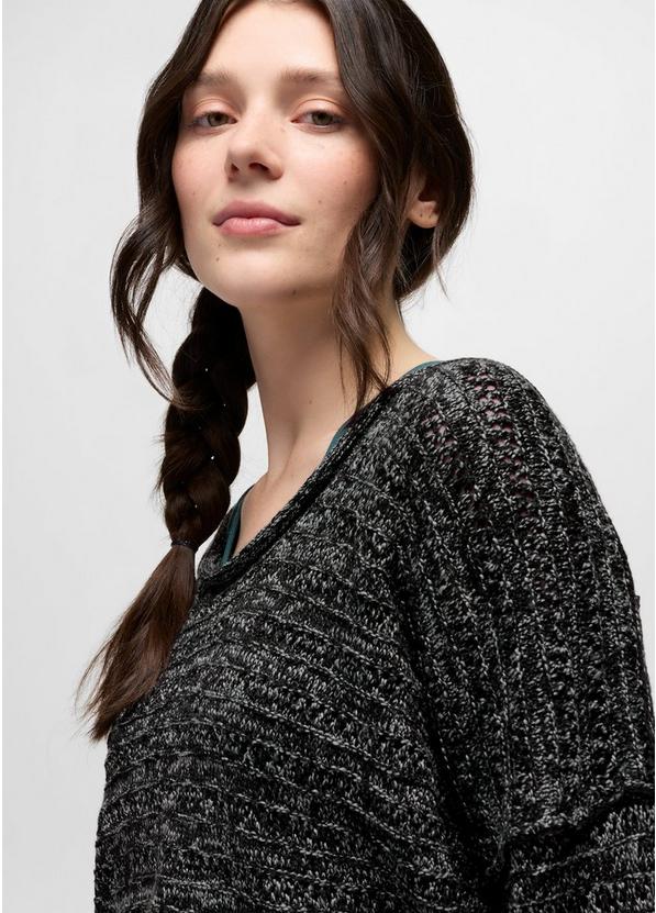 Malibu Lagoon Sweater, Color: Black Marl, image 3
