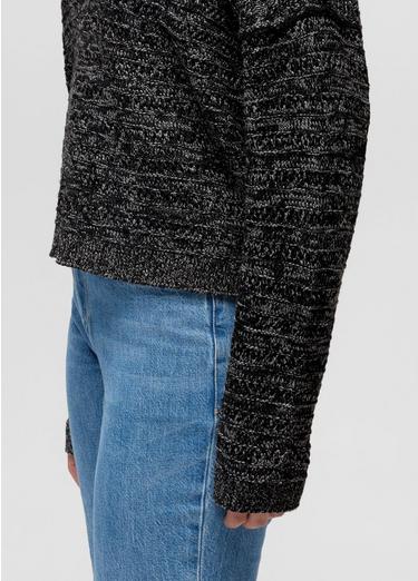 Malibu Lagoon Sweater, Color: Black Marl, image 8