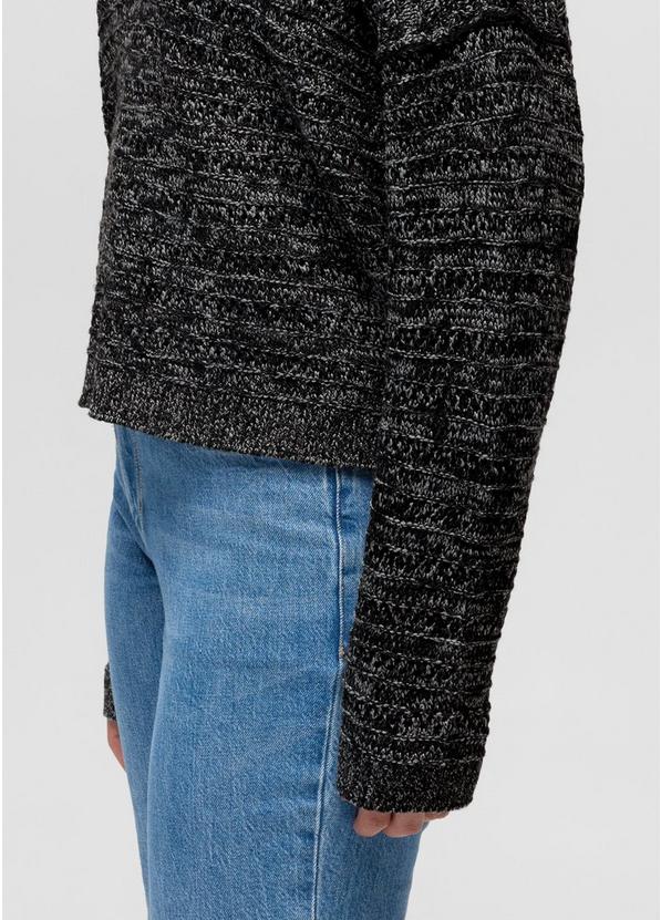 Malibu Lagoon Sweater, Color: Black Marl, image 4
