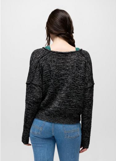 Malibu Lagoon Sweater, Color: Black Marl, image 6