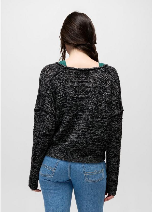 Malibu Lagoon Sweater, Color: Black Marl, image 2