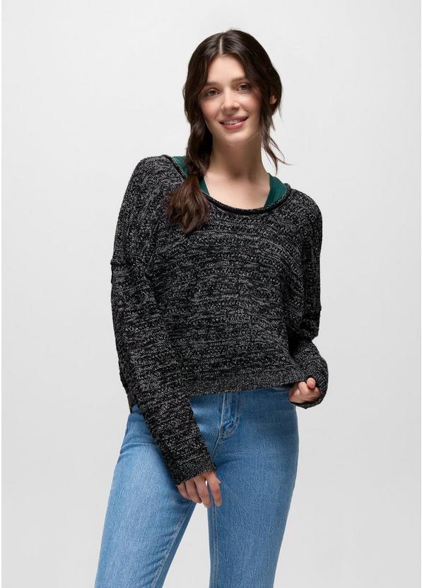 Malibu Lagoon Sweater, Color: Black Marl, image 1