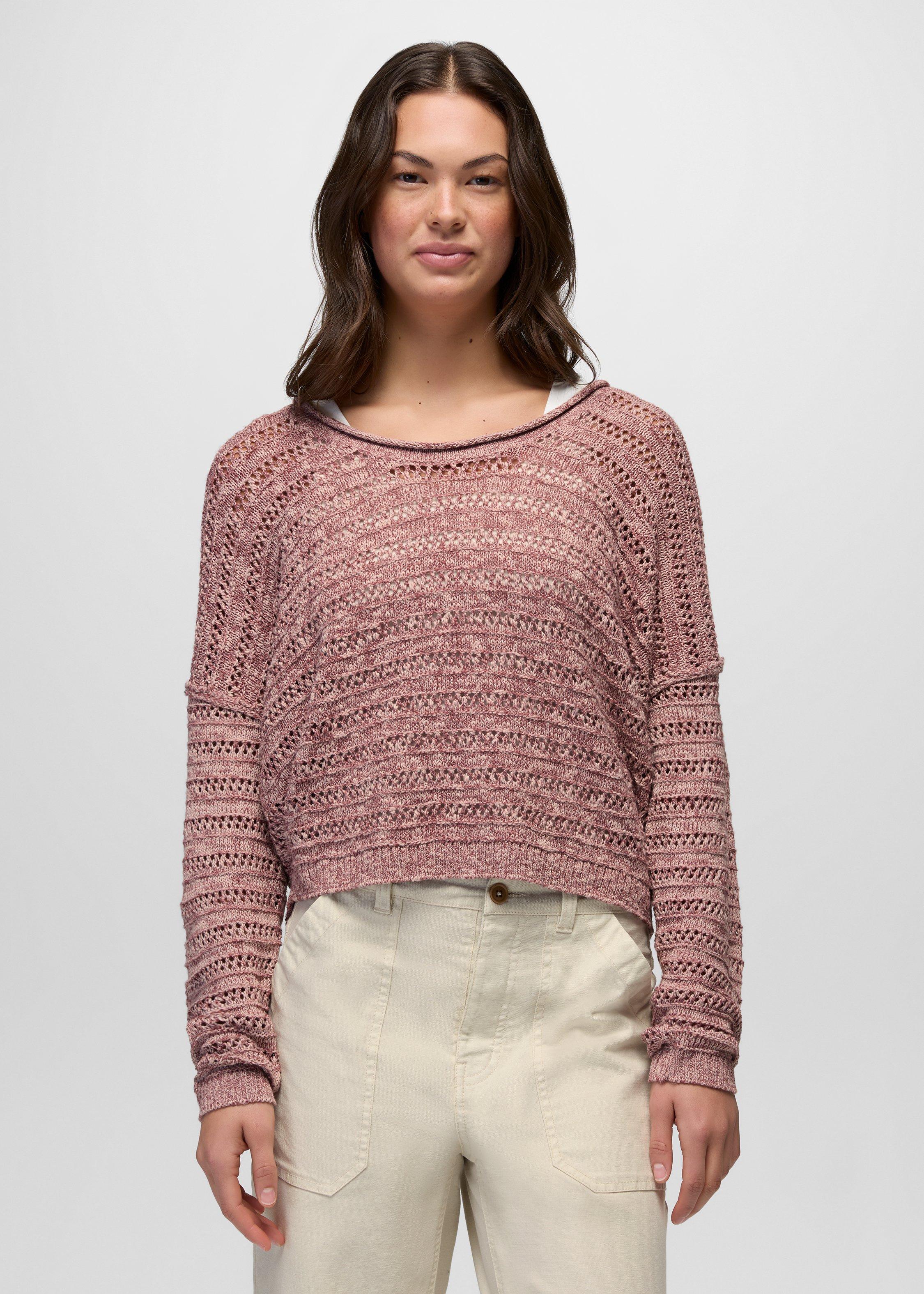 Womens prAna Malibu Lagoon Sweater - Dawn Marl