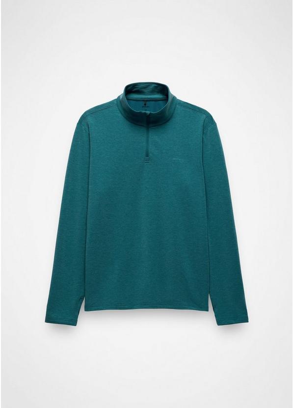 Tolmie Tech 1/4 Zip, Color: Blue Coral Heather, image 5