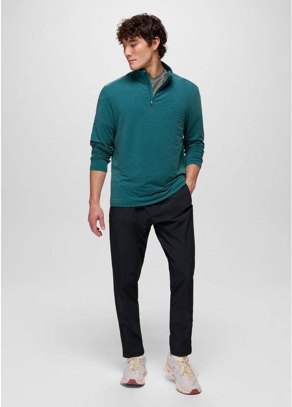 Tolmie Tech 1/4 Zip, Color: Blue Coral Heather, image 4