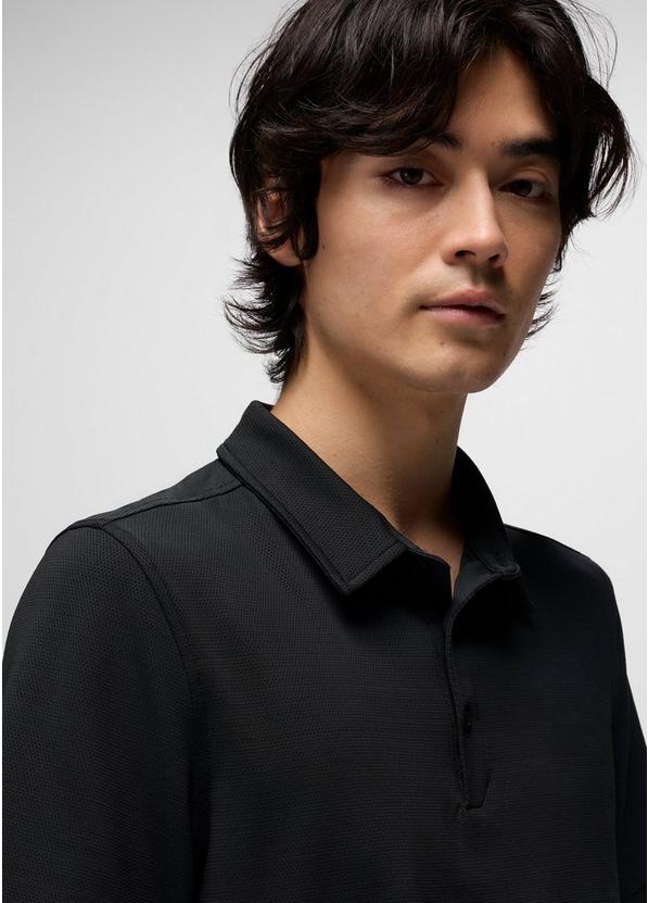 Rotator Short Sleeve Polo, Color: Black, image 3