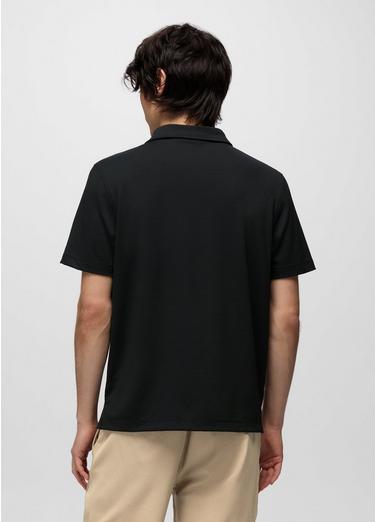 Rotator Short Sleeve Polo, Color: Black, image 2