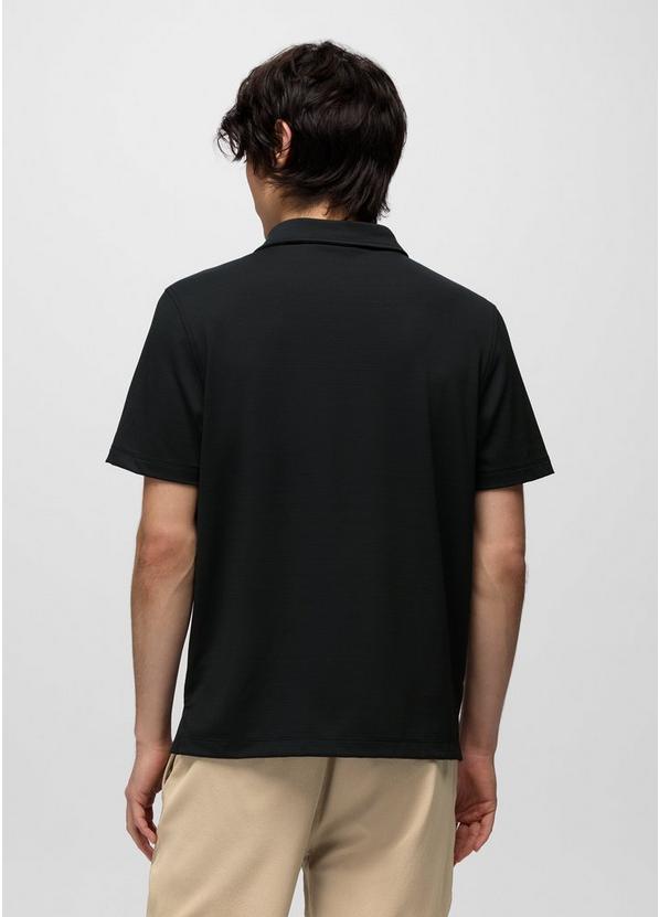 Rotator Short Sleeve Polo, Color: Black, image 2