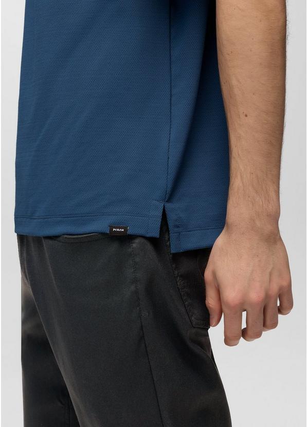 Rotator Short Sleeve Polo, Color: Bluff Blue, image 4