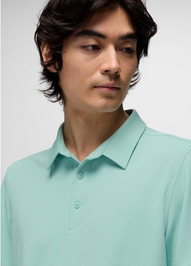 Rotator Short Sleeve Polo, Color: Sea Glass, image 7