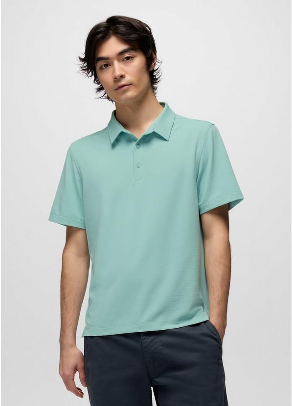 Rotator Short Sleeve Polo, Color: Sea Glass, image 1