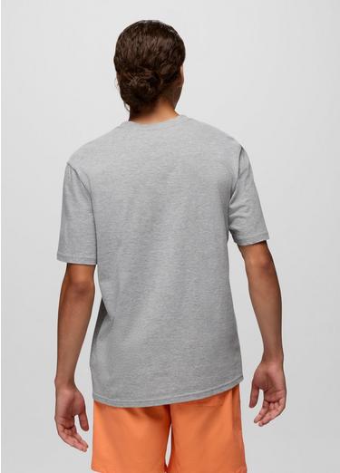 prAna Peak Path Short Sleeve Graphic Tee, Color: Heather Grey, image 10