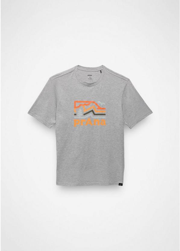 prAna Peak Path Short Sleeve Graphic Tee, Color: Heather Grey, image 5