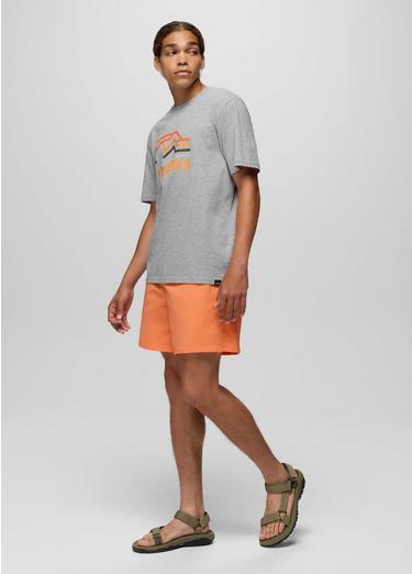 prAna Peak Path Short Sleeve Graphic Tee, Color: Heather Grey, image 12