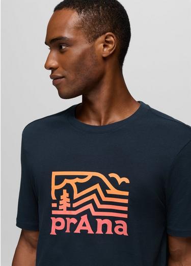 prAna Peak Path Short Sleeve Graphic Tee, Color: Nautical, image 3