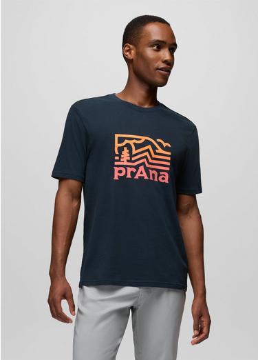 prAna Peak Path Short Sleeve Graphic Tee, Color: Nautical, image 1