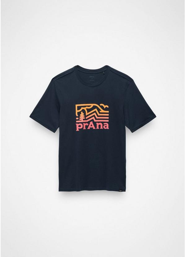 prAna Peak Path Short Sleeve Graphic Tee, Color: Nautical, image 5