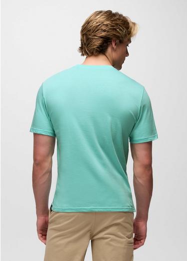 prAna Peak Path Short Sleeve Graphic Tee, Color: Sea Glass, image 6