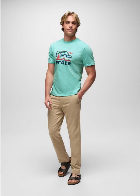 prAna Peak Path Short Sleeve Graphic Tee, Color: Sea Glass, image 4
