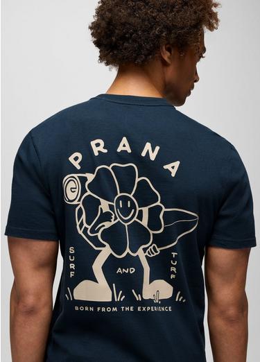 prAna Weekend Wonder Graphic Tee, Color: Stormy Night, image 3