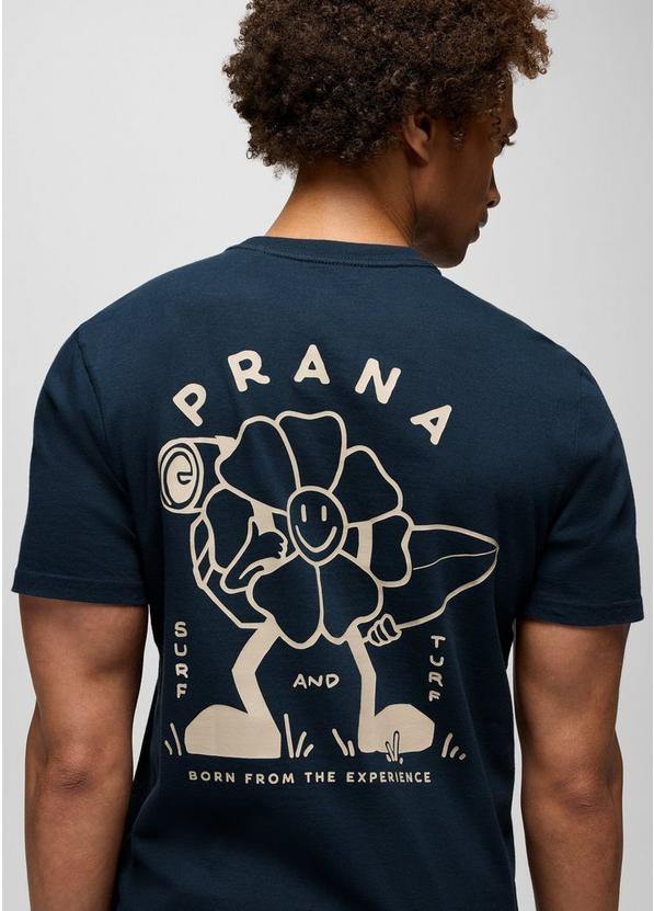 prAna Weekend Wonder Graphic Tee, Color: Stormy Night, image 5