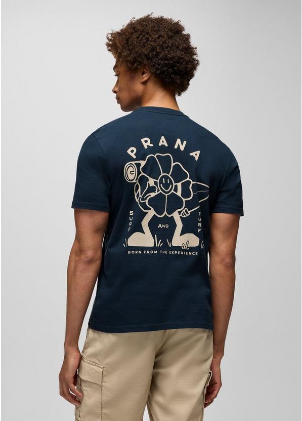 prAna Weekend Wonder Graphic Tee, Color: Stormy Night, image 2