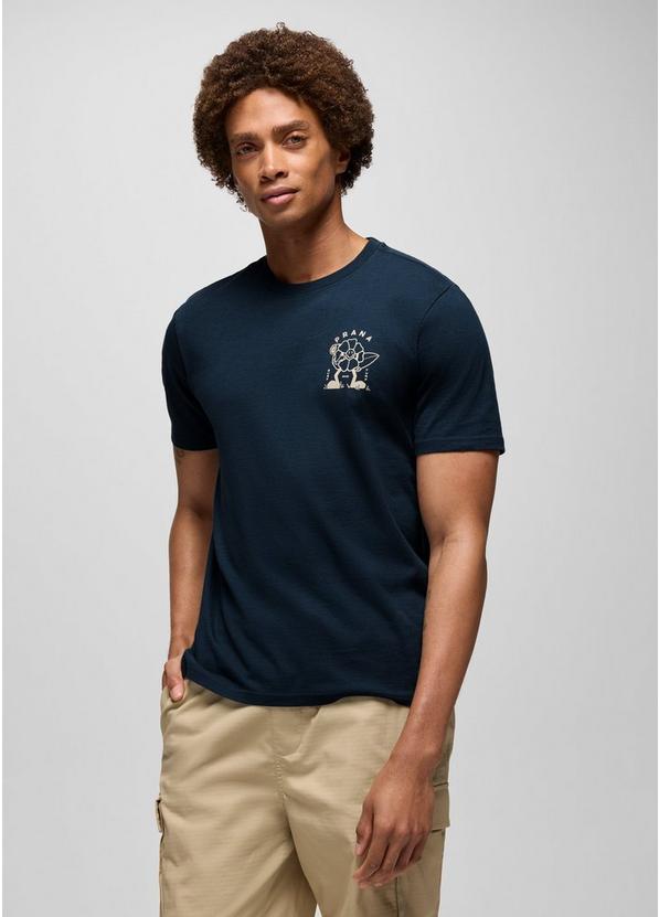 prAna Weekend Wonder Graphic Tee, Color: Stormy Night, image 1