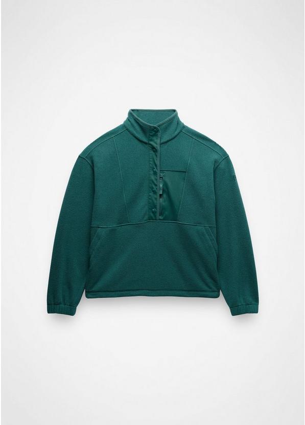 Stretch Zion Fleece Half Snap, Color: Coast, image 7