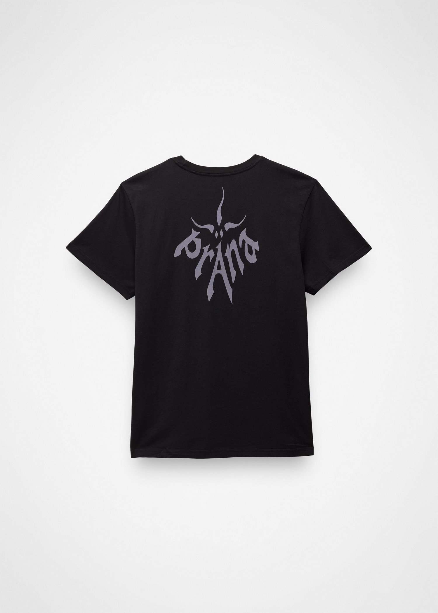 Gender Neutral prAna Heritage Logo Short Sleeve Graphic Tee - Black