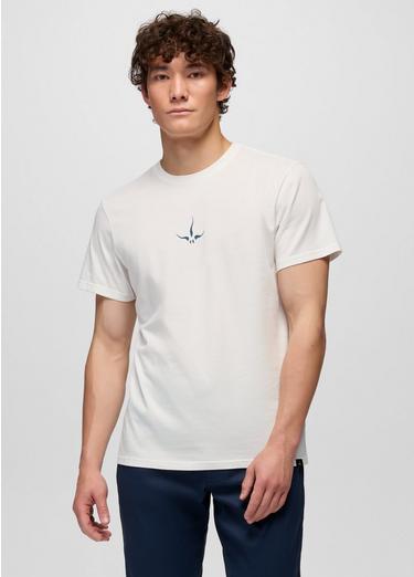 Heritage Logo Short Sleeve Graphic Tee, Color: Soft White, image 3