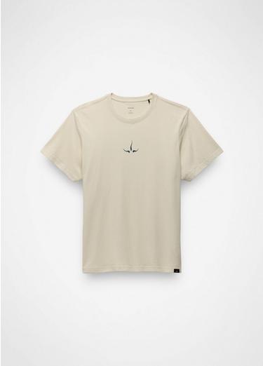Heritage Logo Short Sleeve Graphic Tee, Color: Beach Pebble, image 2
