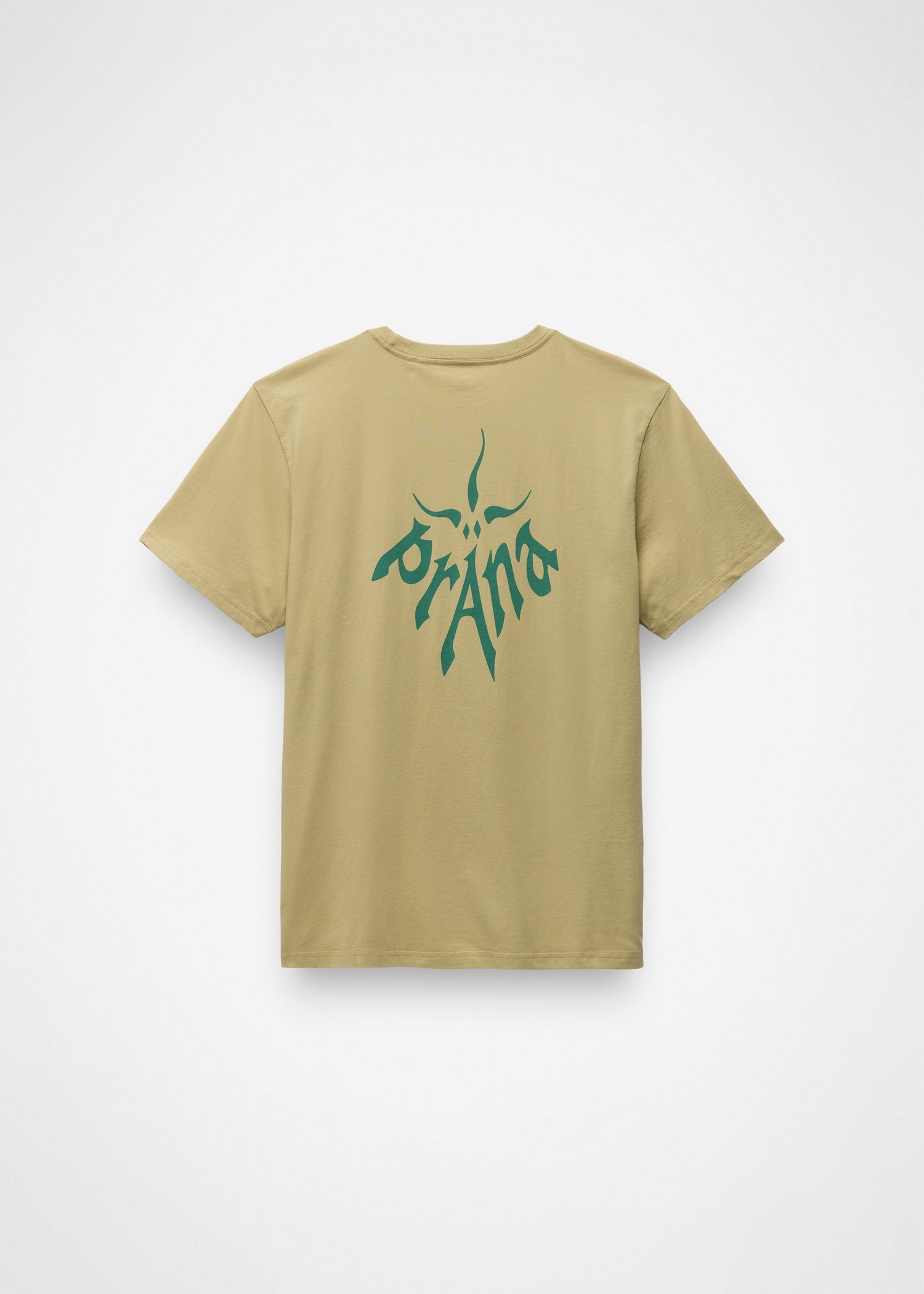 Gender Neutral prAna Heritage Logo Short Sleeve Graphic Tee - Jackfruit