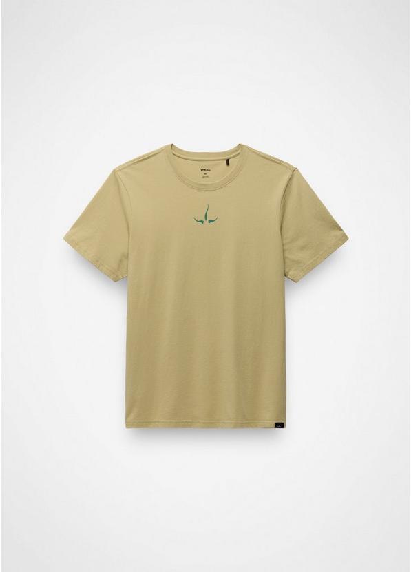 Heritage Logo Short Sleeve Graphic Tee, Color: Jackfruit, image 2