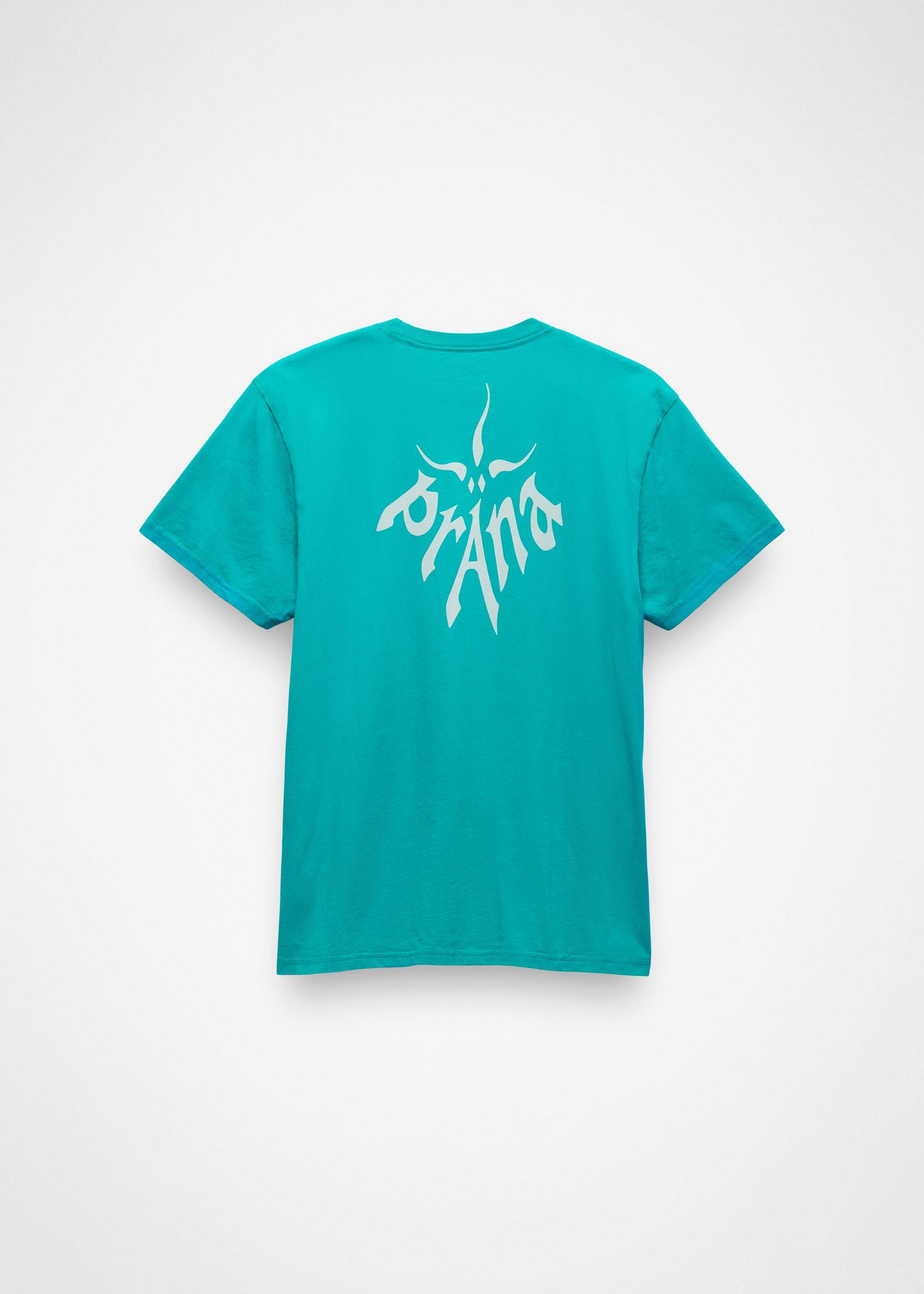 Gender Neutral prAna Heritage Logo Short Sleeve Graphic Tee - Tidal
