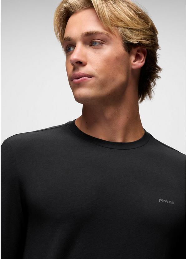 Tolmie Tech Long Sleeve Crew, Color: Black, image 3