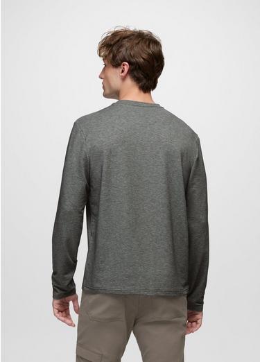 Tolmie Tech Long Sleeve Crew, Color: Heather Grey, image 2