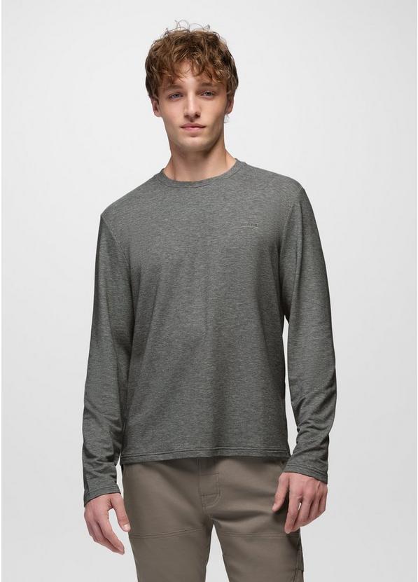 Tolmie Tech Long Sleeve Crew, Color: Heather Grey, image 1