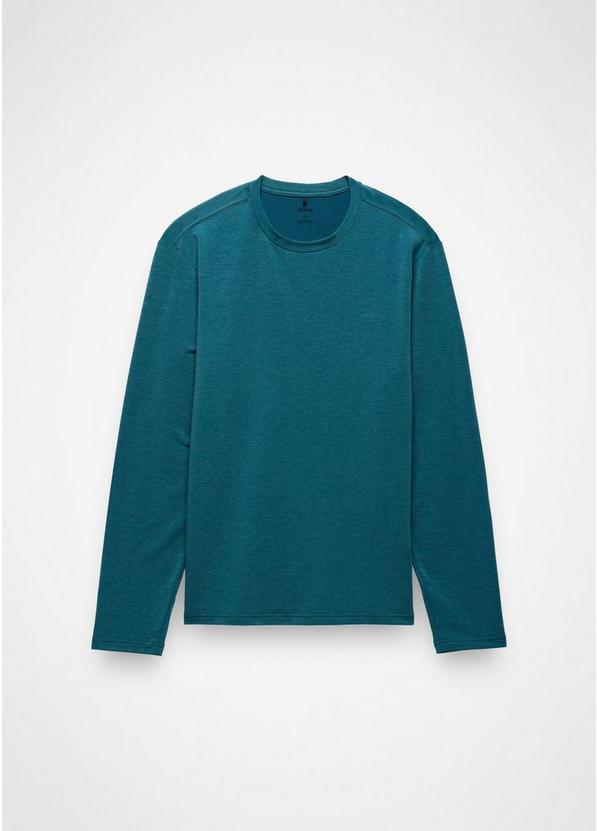 Tolmie Tech Long Sleeve Crew, Color: Blue Coral Heather, image 5