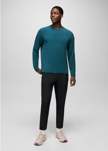 Tolmie Tech Long Sleeve Crew, Color: Blue Coral Heather, image 12