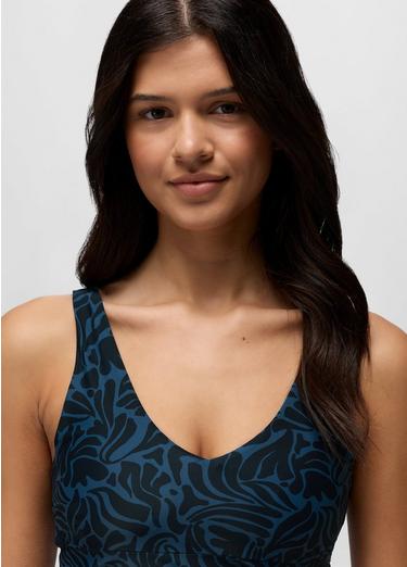 Summer Wave Reversible Swim Top, Color: Black Seaweed, image 10