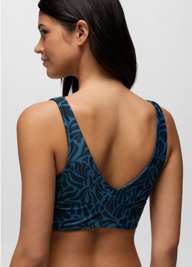 Summer Wave Reversible Swim Top, Color: Black Seaweed, image 11