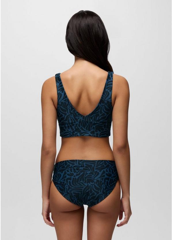 Summer Wave Reversible Swim Top, Color: Black Seaweed, image 5
