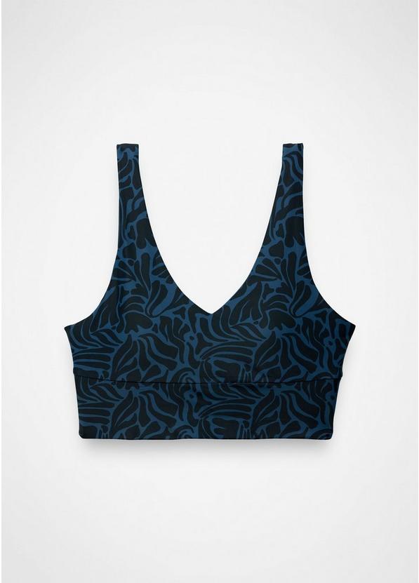 Summer Wave Reversible Swim Top, Color: Black Seaweed, image 1