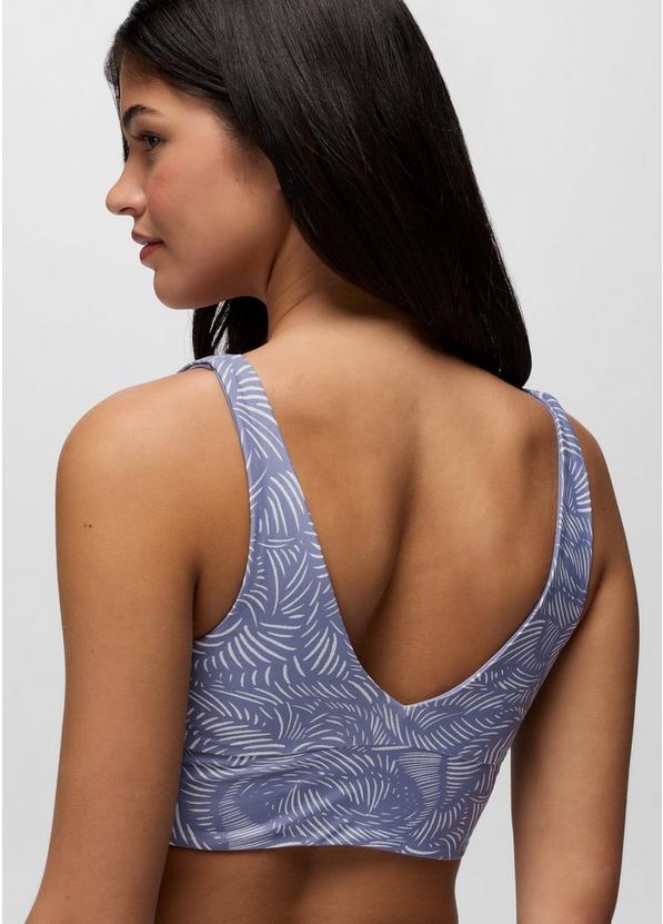 Summer Wave Reversible Swim Top, Color: Taro Currents, image 3