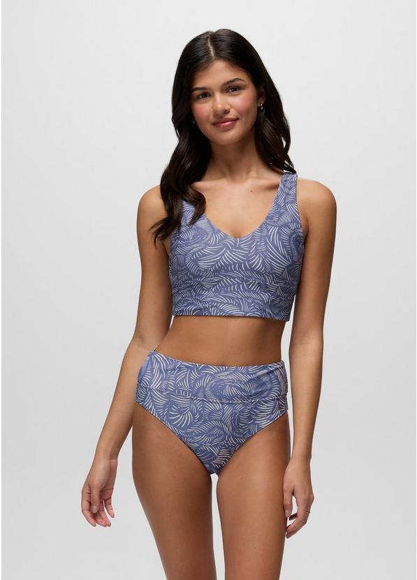 Summer Wave Reversible Swim Top, Color: Taro Currents, image 4