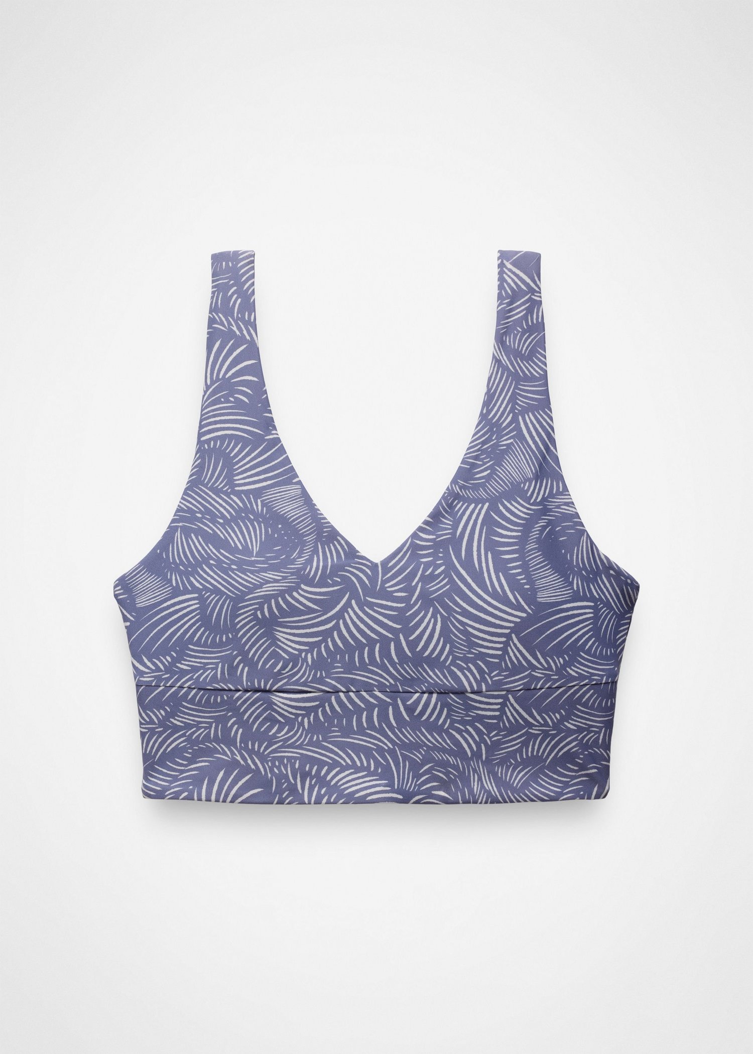 Womens prAna Summer Wave Reversible Swim Top - Taro Currents